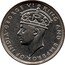 Malaysia 20 Cents George VI Malaya 1943 KM# 5a GEORGE VI KING AND EMPEROR OF INDIA PM coin obverse