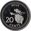 Niue 20 Cents Scuba Divers 2010 KM# 195 NIUE 20 CENTS coin reverse