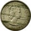 Malaysia 20 Cents Malaya and British Borneo 1961 KM# 3 QUEEN ELIZABETH THE SECOND coin obverse