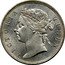 Malaysia 20 Cents (Victoria) KM# 12 VICTORIA QUEEN coin obverse