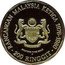 Malaysia 200 Ringgit 3rd Malaysian Plan 1976 FM KM# 18 200 RINGGIT 900/1000 FINE GOLD RANCANGAN MALAYSIA KETIGA 1976 - 1980 coin obverse