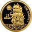Niue 25 Dollars H.M.S. Bounty 1996 Proof KM# 178 25 DOLLARS THE BOUNTY coin reverse