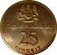Malaysia 25 Ringgit Commonwealth Heads of State Meeting 1989 Proof KM# 56 MALAYSIA 25 RINGGIT coin obverse