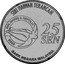 Malaysia 25 Sen Bottlenose Dolphin 2006 KM# 108 SIRI HAIWAN TERANCAM SIRI MARIN & REPTILIA 2006 25 SEN BANK NEGARA MALAYSIA coin obverse