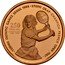 Niue 250 Dollars Steffi Graf 1987 Proof KM# 10 TENNIS OLYMPICS GAMES SEOUL 1988 STEFFI GRAF CHAMPION FRENCH OPEN 1987 250 DOLLARS QUARTER OUNCE FINE GOLD coin reverse