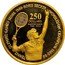 Niue 250 Dollars Boris Becker 1987 Proof KM# 9 TENNIS OLYMPIC GAMES SEOUL 1988 BORIS BECKER WIMBLEDON CHAMPION 1985-86 250 DOLLARS QUARTER OUNCE FINE GOLD coin reverse