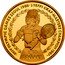 Niue 250 Dollars Steffi Graf With Cup 1988 Proof KM# 48 XXIV OLYMPIC GAMES 1988 STEFFI GRAF MASTERS CHAMPION 1987 250 DOLLARS coin reverse