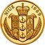 Niue 250 Dollars Davis cup 1989 Proof KM# 26 NIUE 1989 coin obverse