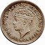 Malaysia 5 Cents George VI Malaya 1941 KM# 3 GEORGE VI KING AND EMPEROR OF INDIA PM coin obverse