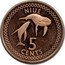 Niue 5 Cents Whales 2010 KM# 193 NIUE 5 CENTS coin reverse