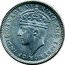 Malaysia 5 Cents George VI Malaya 1945 I KM# 3a GEORGE VI KING AND EMPEROR OF INDIA coin obverse