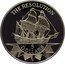 Niue 5 Dollars HMS Resolution 1996 Proof KM# 114 THE RESOLUTION 5 DOLLARS coin reverse