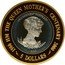 Niue 5 Dollars The Queen Mother Centenary 2000 Proof KM# 172 1900 HM THE QUEEN MOTHER'S CENTENARY 2000 ENGAGEMENT PORTRAIT 1923 5 DOLLARS coin reverse