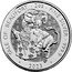 UK 5 Pounds Elizabeth II Yale of Beaufort 2023  Bullion YALE OF BEAUFORT 2 OZ FINE SILVER 999.9 DL 2023 coin reverse