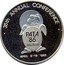 Malaysia 5 Ringgit PATA Conference 1986 Proof KM# 40 35TH ANNUAL CONFERENCE PATA 86 MALAYSIA APRIL 9-16 1986 coin reverse