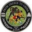 Niue 50 Cents Wrestlers ND Proof KM# 613 FROM GREECE TO CHINA ATHENS BEIJING 2004 TO 2008 coin reverse