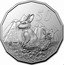 Australia 50 Cents Year of the Rabbit 2023  BU in Coincard - Mintage tba 50 兔 TD coin reverse