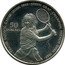 Niue 50 Dollars Olympic Games Seoul 1988 1987 Proof KM# 6 TENNIS OLYMPIC GAMES SEOUL 1988 STEFFI GRAF CHAMPION FRENCH OPEN 1987 50 DOLLARS coin reverse