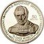 Niue 50 Dollars President Franklin D. Roosevelt 1990 Proof KM# 36 PRESIDENT FRANKLIN ROOSEVELT DEFENDER OF FREEDOM A DATE WHICH WILL LIVE INFAMY 50 DOLLARS coin reverse