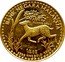 Malaysia 50 Ringgit Mouse Deer 2000 KM# 121 BANK NEGARA MALAYSIA KIJANG EMAS 1/4 OZ 999.9 FINE GOLD 2000 coin obverse