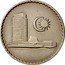 Malaysia 50 Sen Parliament House 1967 KM# 5.1 GC coin reverse