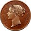 Malaysia Cent Victoria Straits Settlements 1845 KM# 3 VICTORIA QUEEN coin obverse