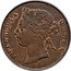 Malaysia Cent Victoria Straits Settlements 1884 KM# 9a VICTORIA QUEEN coin obverse