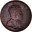 Malaysia Cent Edward VII Straits Settlements 1904 KM# 19 EDWARD VII KING & EMPEROR coin obverse