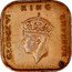 Malaysia Cent George VI 1940 KM# 2 GEORGE VI KING EMPEROR PM coin obverse