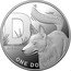 Australia One Dollar Letter D. Dingo 2021 DINGO ONE DOLLAR D coin reverse