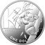 Australia One Dollar (Letter K. Koala) KOALA ONE DOLLAR K coin reverse