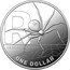 Australia One Dollar (Letter R. Redback Spider) REDBACK SPIDER ONE DOLLAR R coin reverse