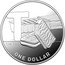 Australia One Dollar (Letter T. Tim Tam) TIM TAM ONE DOLLAR T coin reverse