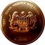 Malaysia Ringgit 50th Anniversary of Independence 2007 Proof KM# 185 BANK NEGARA MALAYSIA 1957 2007 1 RINGGIT coin obverse