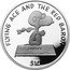 Niue 10 Dollars Peanuts. Snoopy as an Ace 2001 Proof KM# 124 FLYING ACE AND THE RED BARON SNOOPY $10 coin reverse