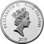 Niue 10 Dollars Peanuts 60th Anniversary 2010 Prooflike KM# 254 2010 ELIZABETH II NIUE ISLAND coin obverse