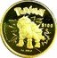 Niue 100 Dollars Pokemon. Entei 2002 PM Proof KM# 165 POKÉMON ENTEI TM TM $100 © NINTENDO/POKÉMON AU 999.9 coin reverse