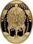 Niue 100 Dollars Lilly Faberge Egg 2011 Proof KM# 648 IMPERIAL FABERGÉ EGGS coin reverse