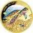 Niue 100 Dollars Green Turtle 2014 Proof KM# 1292 GREEN SEA TURTLE coin reverse