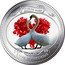 Niue Two Dollars Love is Precious. White Swans 2010 Proof KM# 206 1 OZ .999 SILVER LOVE IS PRECIOUS coin reverse