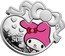 Niue 2 Dollars My Melody 2010 Proof KM# 374 SANRIO 50TH ©'76, '10 SANRIO coin reverse