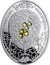 Niue 2 Dollars Clover Leaf Egg 2010 Proof KM# 424 IMPERIAL FABERGÉ EGGS coin reverse