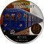 Niue Two Dollars Soviet Transport. Metro 2010 Proof KM# 410 SOVIET TRANSPORT METRO 1 OZ 999 SILVER coin reverse