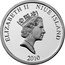 Niue 2 Dollars Snoopy & Charlie Brown 2010 Prooflike KM# 252 ELIZABETH II NIUE ISLAND 2010 coin obverse