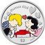 Niue 2 Dollars Lucy & Schroeder 2010 Prooflike KM# 253 PEANUTS 60TH $2 ©UFS coin reverse