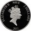 Niue 2 Dollars St Mark with Lion 2011 Proof KM# 522 ELIZABETH II NIUE 2 DOLLARS 2011 coin obverse