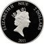 Niue 2 Dollars St. Mathew and Angel 2011 Proof KM# 521 ELIZABETH II NIUE 2 DOLLARS 2011 coin obverse