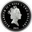 Niue Two Dollars Supersonic Jets. Tu-144 2011 Proof KM# 602 ELIZABETH II NIUE TWO DOLLARS RDM 2011 coin obverse