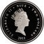 Niue Two Dollars Star Wars. Han Solo and Chewbacca 2011 Prooflike KM# 667 ELIZABETH II NIUE TWO DOLLARS 2011 coin obverse