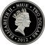 Niue Two Dollars Crowned State Flowers 2012 Proof KM# 675a 2012 ELIZABETH II NIUE TWO DOLLARS coin obverse